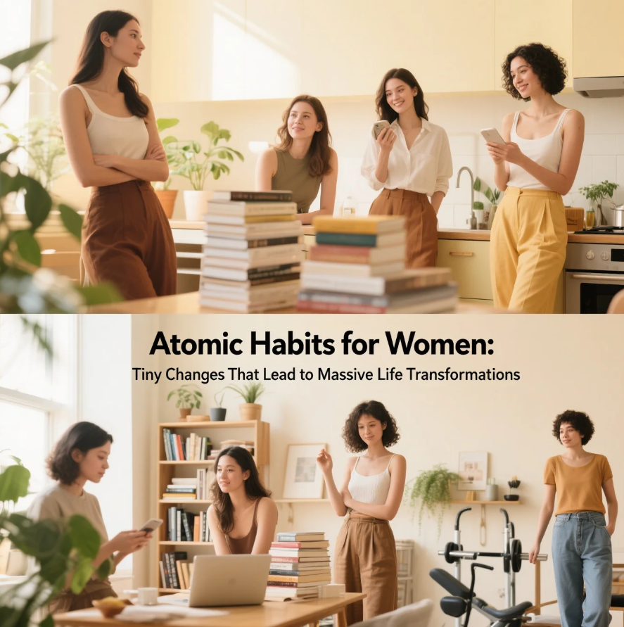 Atomic Habits for Women: Tiny Changes That Lead to Massive Life Transformations 💫
